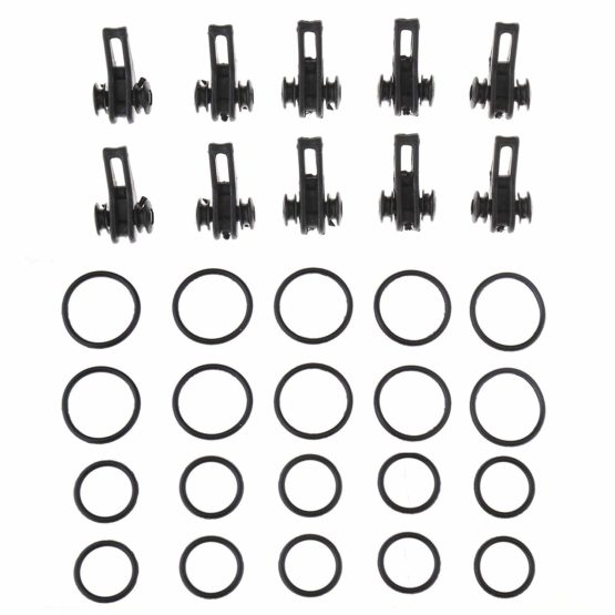 OTOTEC 10x Hooks For Fishing Rod Hook Keeper Fish Rods Tackle Accessory, Plastic + Rubber - Image 2