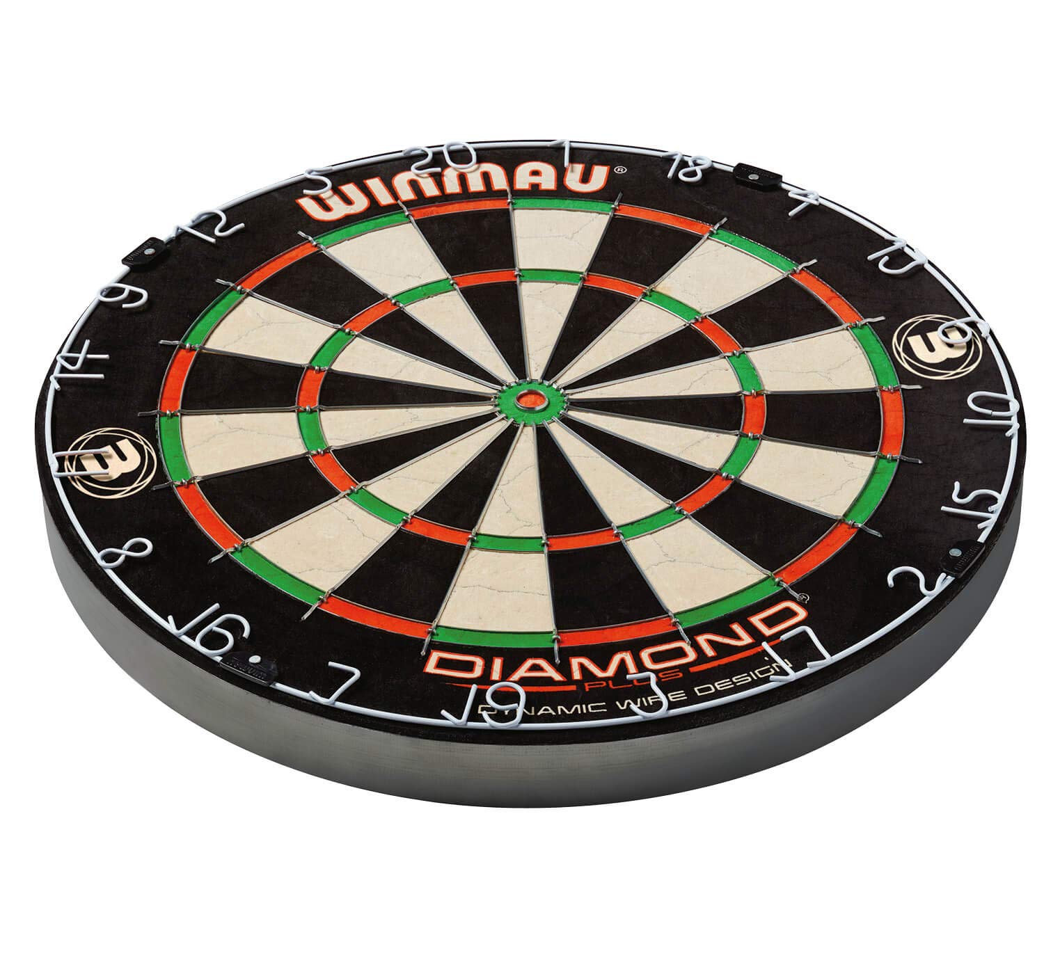 WINMAU Diamond Bristle Dartboard one colour 3011, Multi-coloured - Image 3