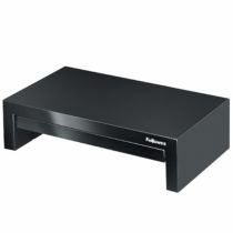 Fellowes Designer Suites Adjustable Monitor Stand, Black, 8038101