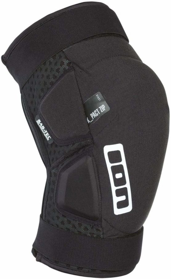 ION K-Pact Zip Knee Protectors black 2021 leg protection