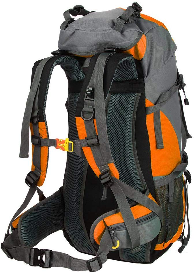 Lixada Hiking Backpack 50L Waterproof Lightweight Trekking Rucksack for Outdoor Sport Travel Cycling Climbing Mountaineer Climbing with Rain Cover - Image 4