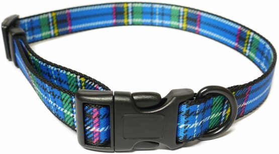 Ancol Tartan Collar Blue 30-50cm