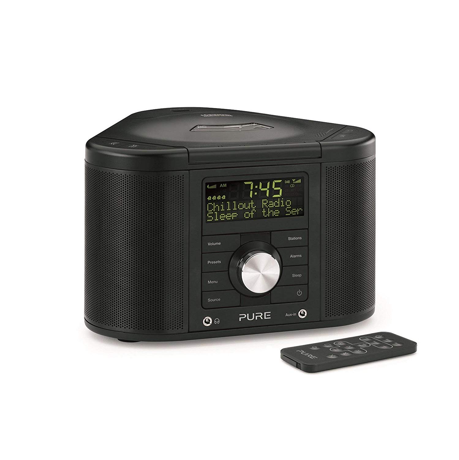 Pure Chronos Series 2 FM/DAB Digital Radio Alarm Clock with CD Player ...