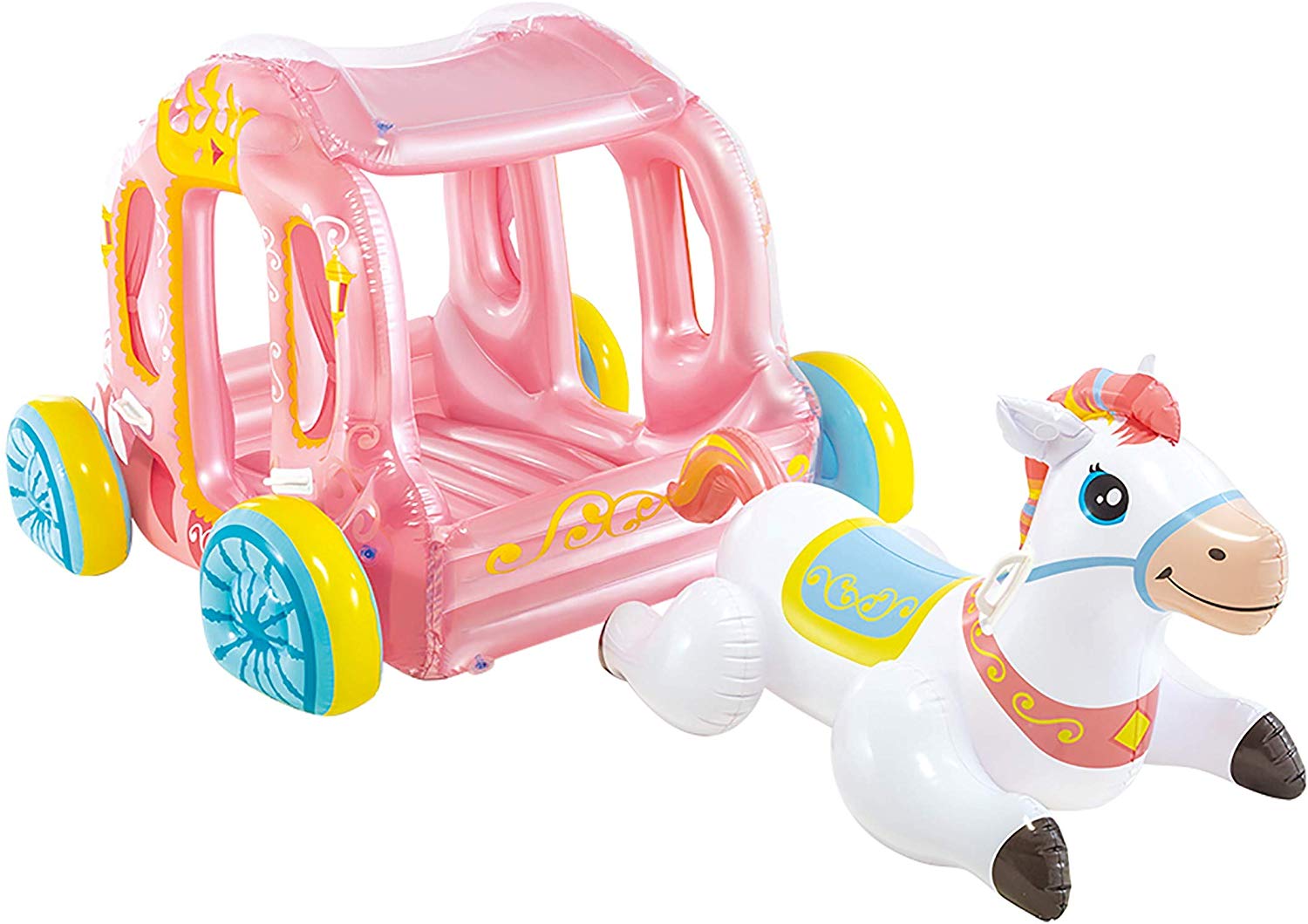 Intex 56514NP Inflatable Play Centre, Princess Carriage - Image 3