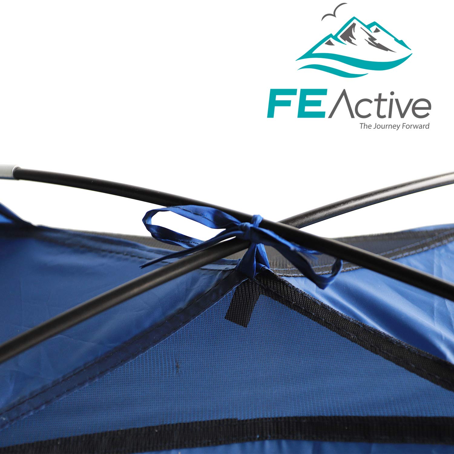 FE Active 2 Person Camping Tent, 2022 Upgraded Design Summer Pop Up Tent 1 to 2 Person Tent Lightweight, Compact - Image 4
