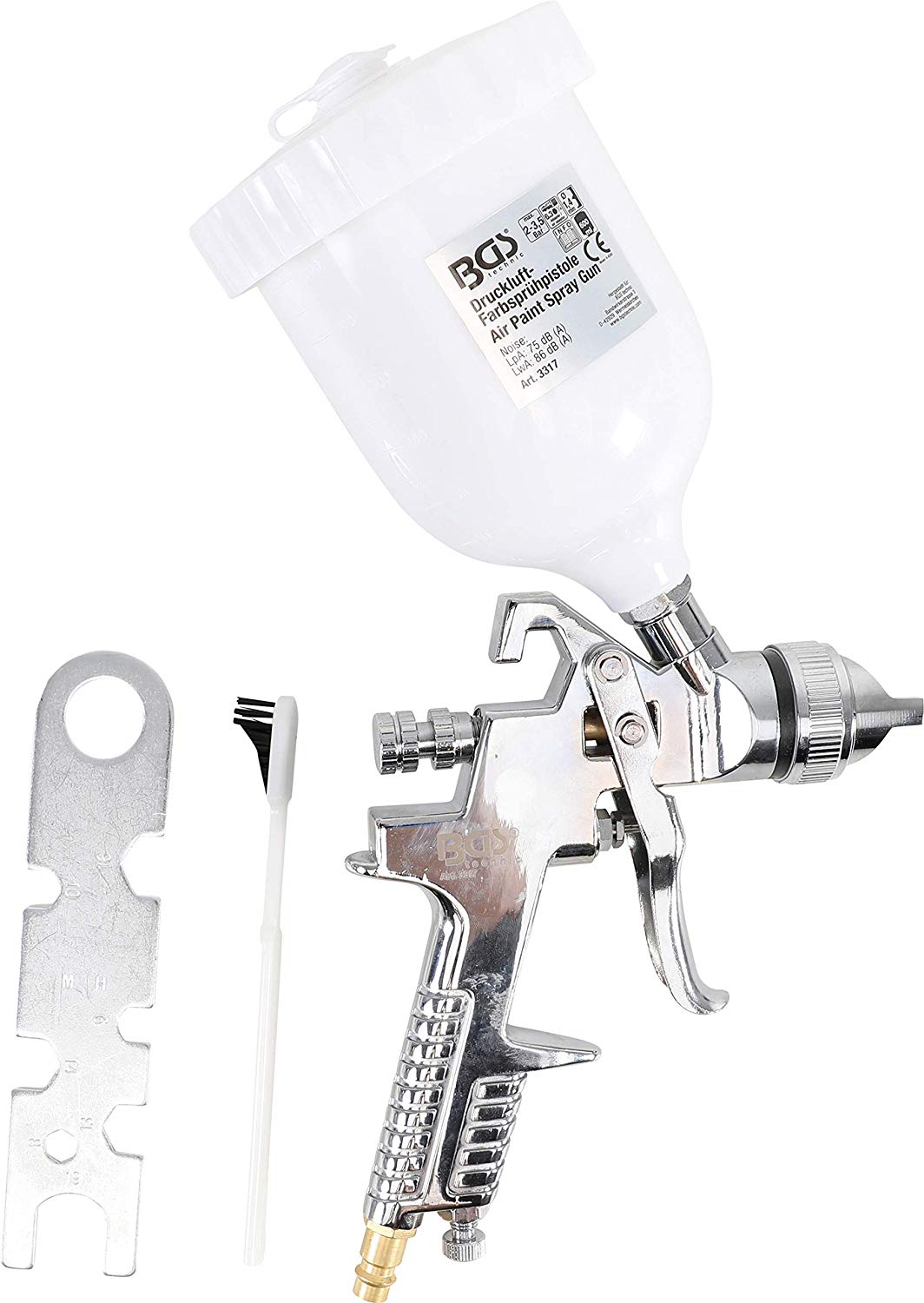 BGS 3317, Silver/White