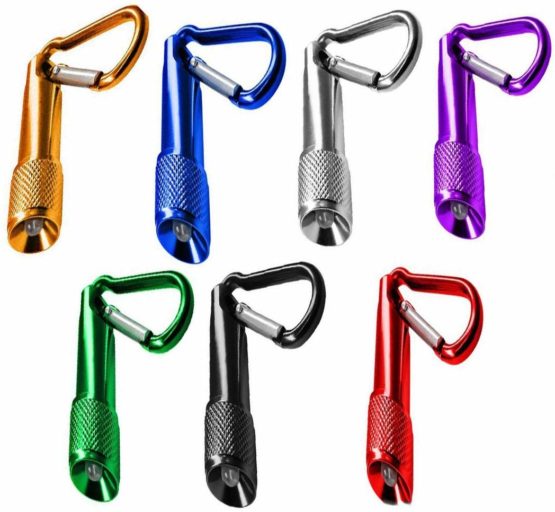 OFKPO 7 PCS Mini LED Keychain Flashlight with Carabiner for Hunting, Camping, Hiking - Image 3