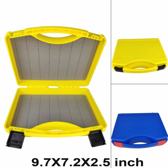 Riverruns Streamer Fly Box Click Lock Large Streamer Fly Box 9.5X7X2.5 inch/242X180X64mm Fly Fishing