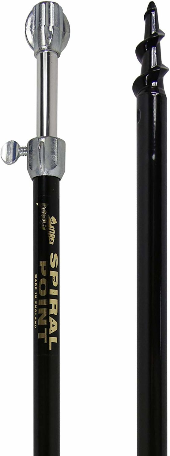 Dinsmores Spiral Point Extendable Bank Stick - Black, 48 Inch