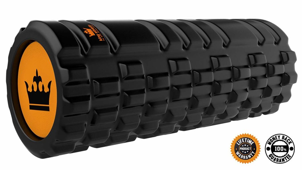 King Athletic Foam Roller for Muscles Exercise and Myofascial Massage Physical Therapy, Grid