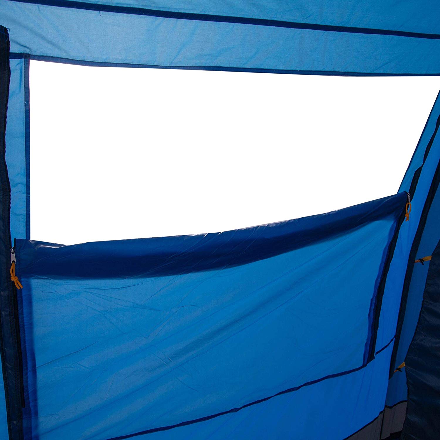 Regatta Karuna Family Camping Tunnel Tent - Nautical Grey/Laser Blue, 4 Person - Image 2