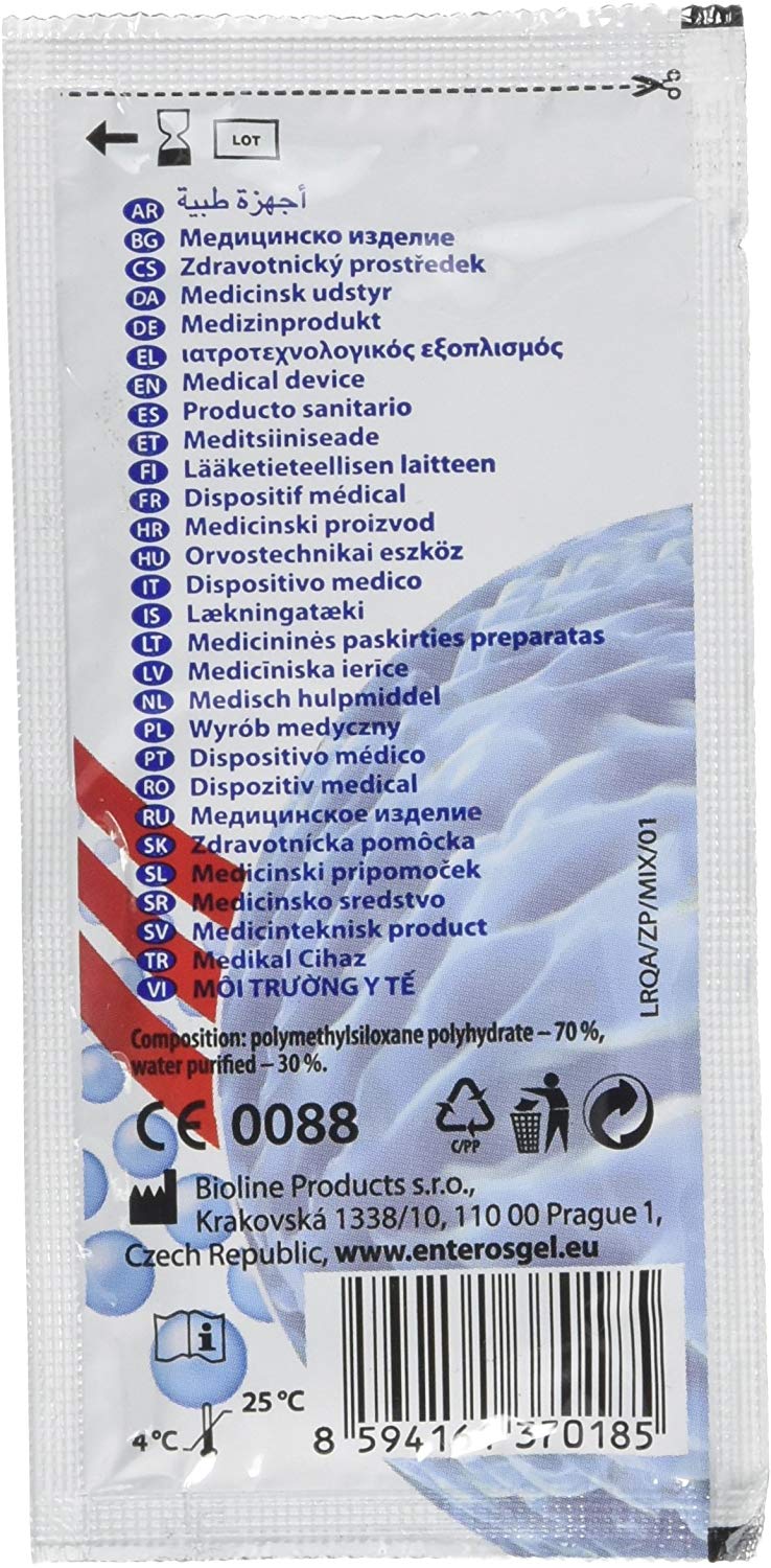 ENTEROSGEL Traveller’s Diarrhoea & IBS Relief On-the-Go, Diarrhoea & Stomach Pain Relief, Bloating & Trapped Wind Relief - Image 2