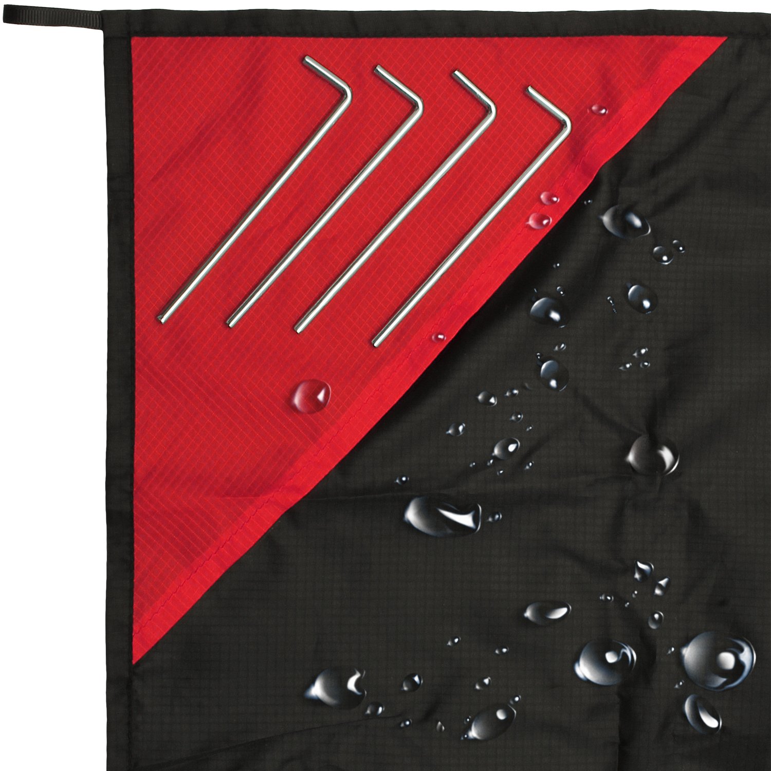 CampTeck U6819 Pocket Picnic Blanket (140 x 170cm) Pocket Groundsheet Water Resistant Polyester Beach Blanket for Outdoor Hiking - Image 3
