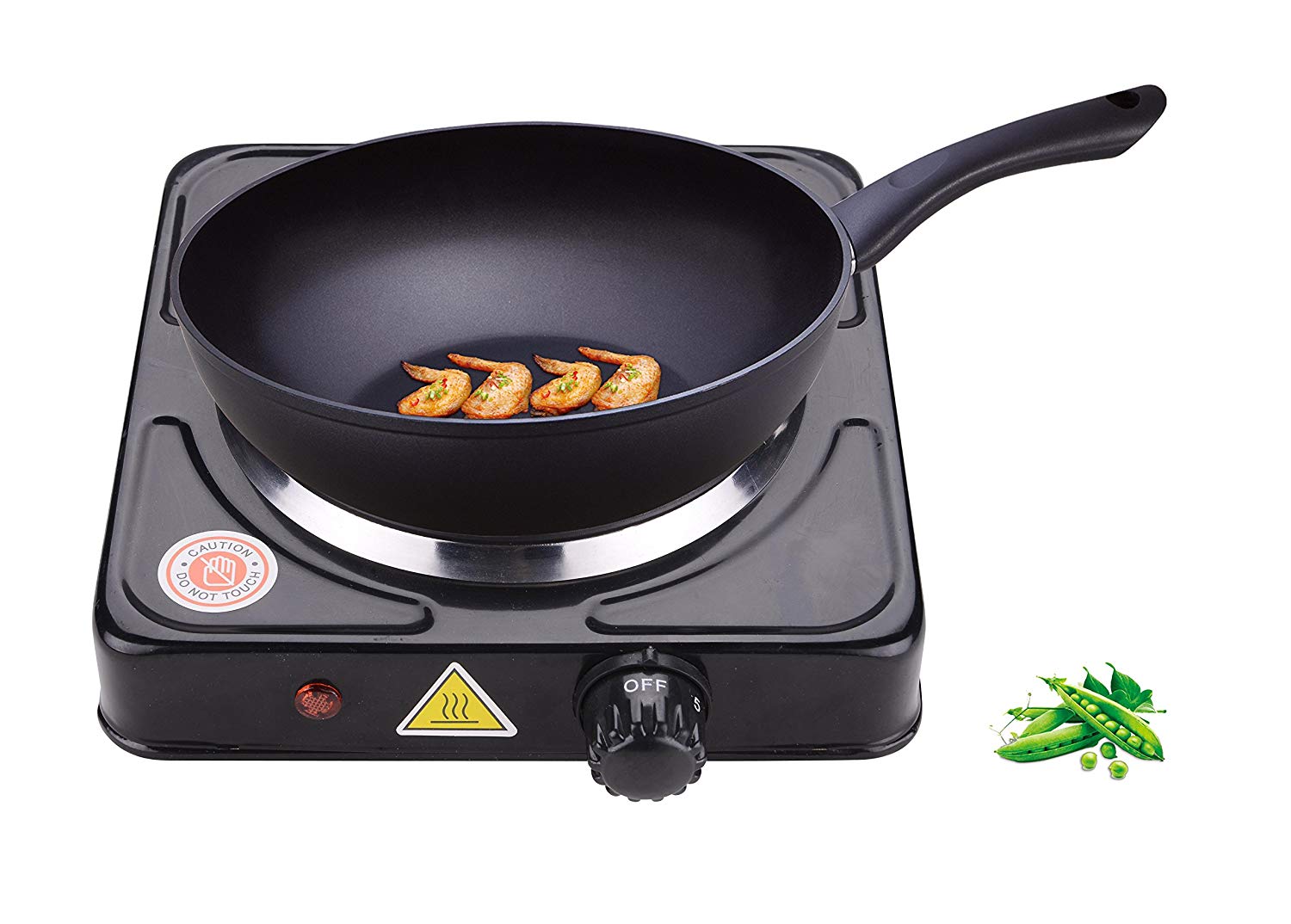 TRIOMPH etf1521 Stove with 1 Lamp - Black - Image 3
