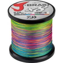 Daiwa J-Braid X8, 1500m multi colour - braided Fishing line