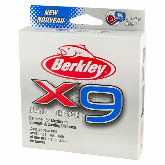 Berkley X9 Lo-Vis Green Braided Fishing Line - Image 3