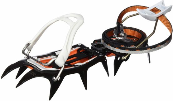 PETZL Crampons Vasak Leverlock Universl Mod. T05 Nero