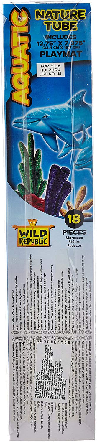 WILD REPUBLIC Europe ApS 28cm Tube Aqua Animals, Aquatic, 1.5" to 3" - Image 2