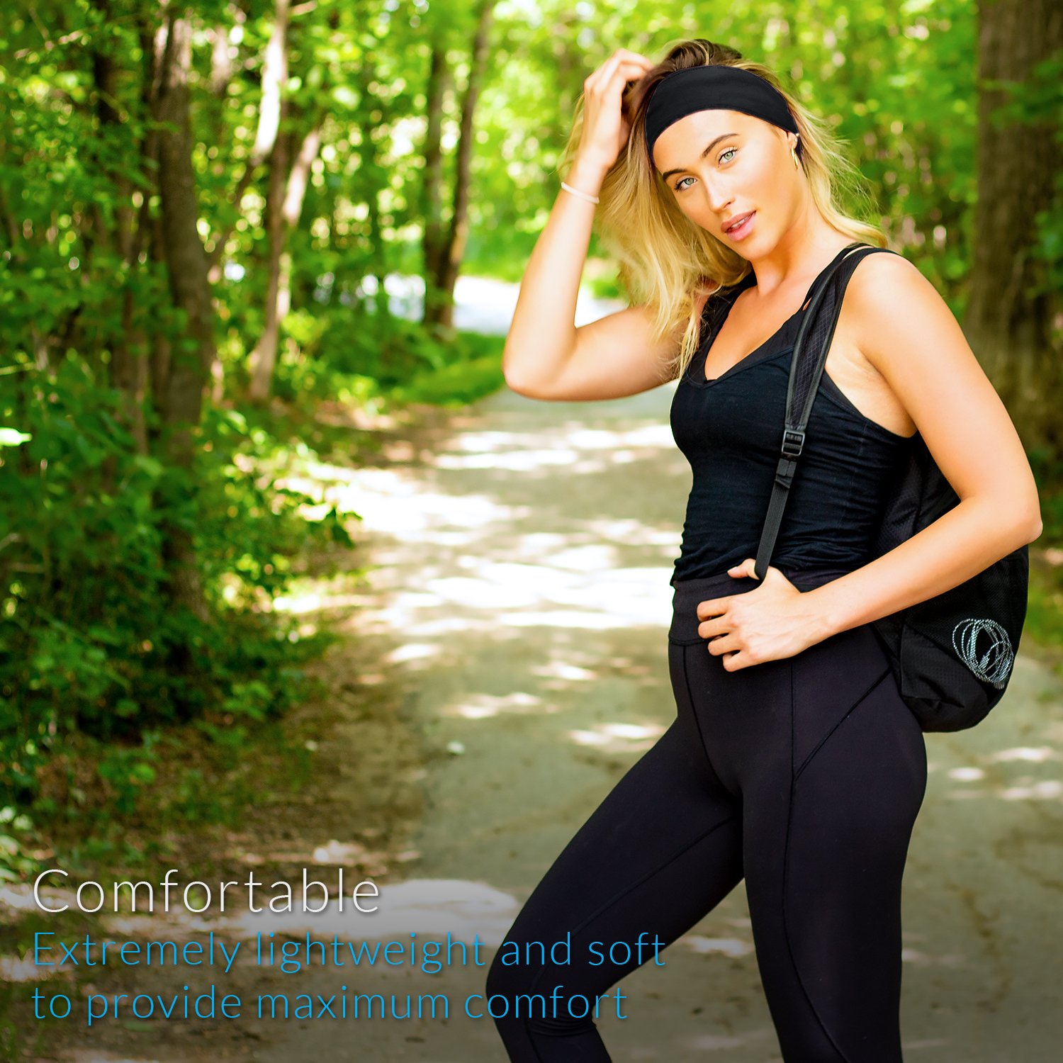 Running Headband: UNISEX Fitness & Sports Headbands Women & Men. Head Band Sweatband for Football Yoga - Image 3