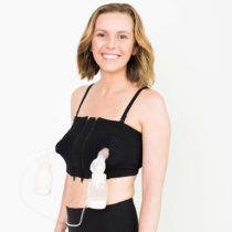 Simple Wishes Hands Free Double Pumping Bustier - L to L-Plus, Pink
