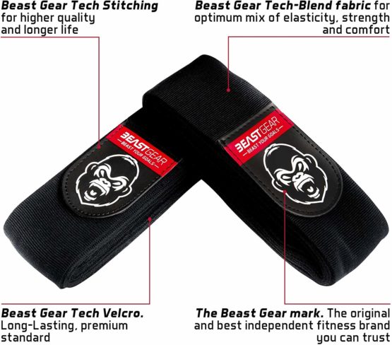 Beast Gear Advanced Boxing Hand Wraps – For Combat Sports, MMA and Martial Arts - 4.5 Meter Elasticated Bandages - Image 2