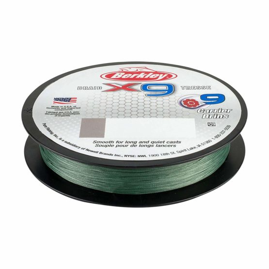 Berkley X9 Lo-Vis Green Braided Fishing Line - Image 4