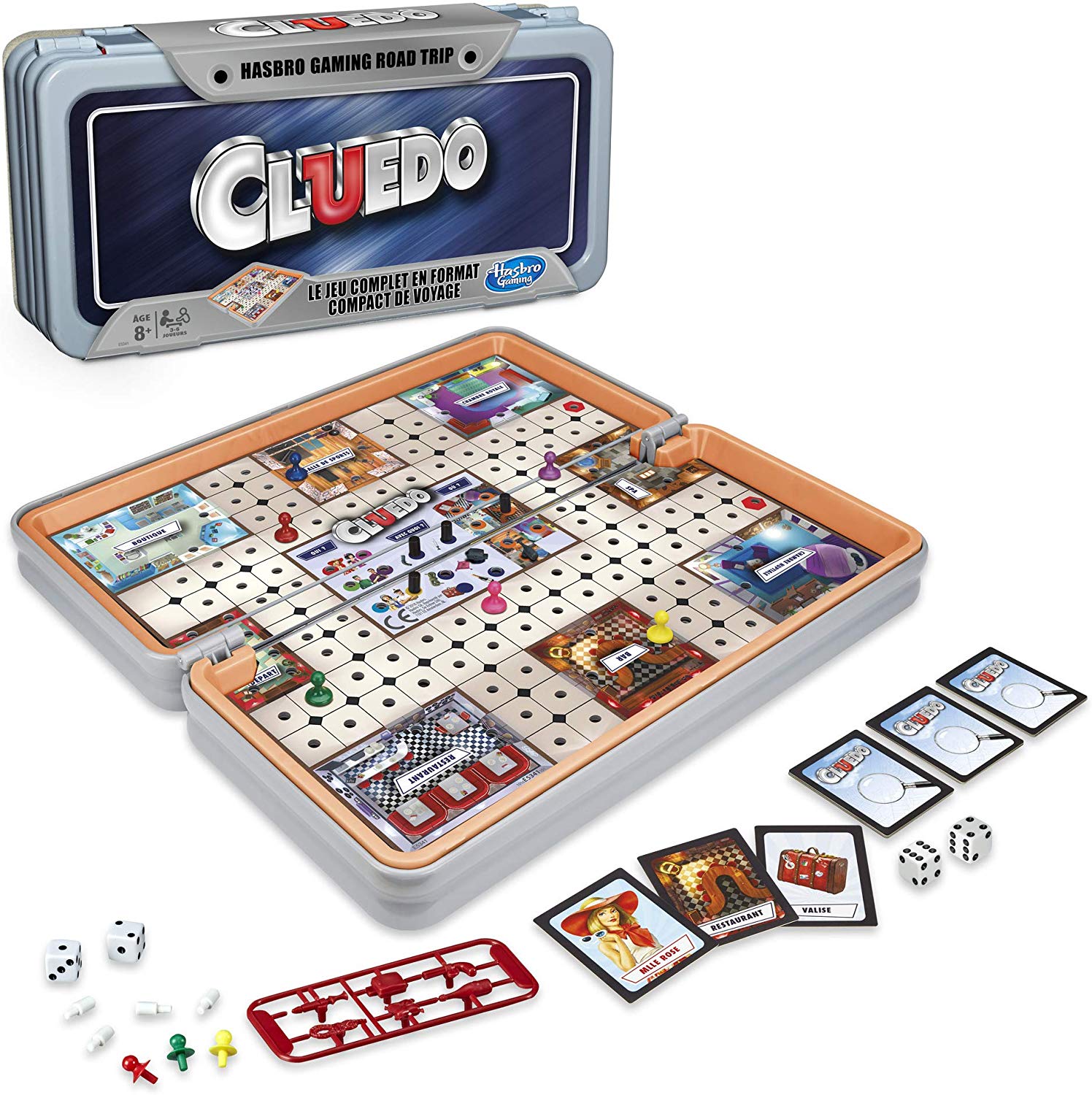Hasbro Gaming Cluedo Road Trip Board Game - Travel Game - French Version, Multi-coloured - Image 2