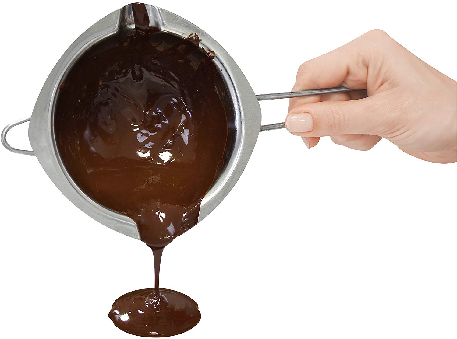 Fackelmann Bakeware Chocolate Melting Pot, Silver - Image 4