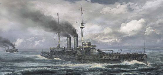 Hasegawa HWL151 1:700 Scale IJN Battleship Mikasa Waterline Model Kit - Image 4