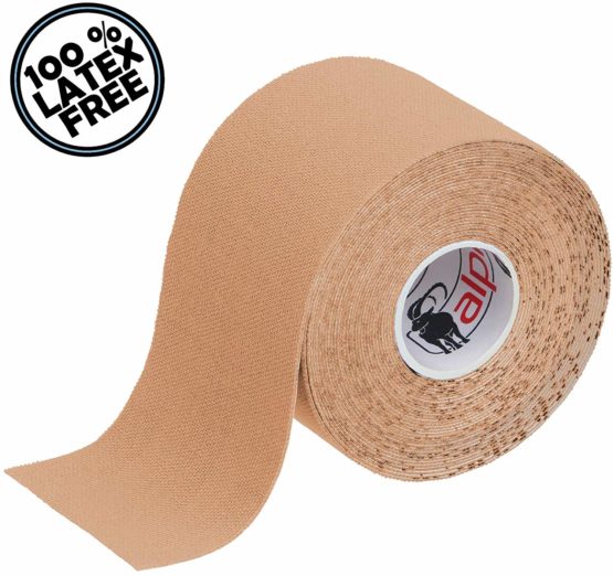 ALPIDEX Kinesiology Tape Muscle Support Tape 5 m x 5 cm E- Book Application Examples Muscle Support Elastic Strapping Tape, Colour:Light Blue, Quantity:1 roll - Image 2