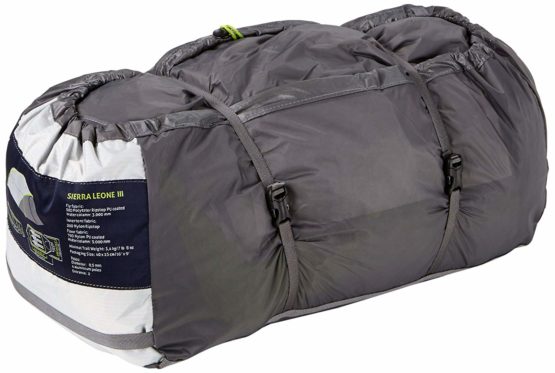 Salewa Unisex's Sierra Leone Iii Tent, Light Grey/Cactus, UNI - Image 4