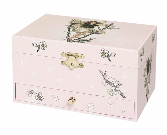 Trousselier Cherry Flower Fairies Musical Jewellery Box, TROUS60614