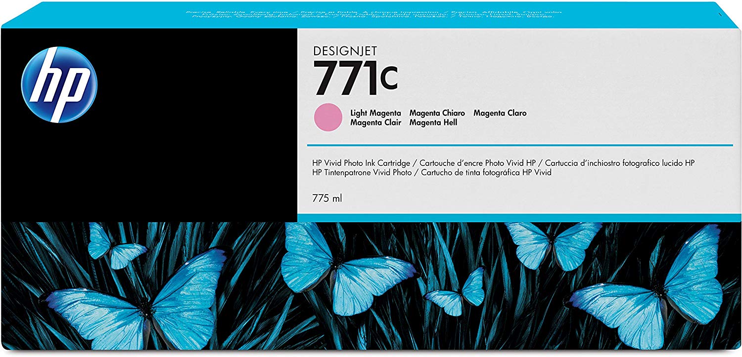 HP 771C - B6Y11A - 1 x Light Magenta - Ink cartridge - For DesignJet Z6200, XL