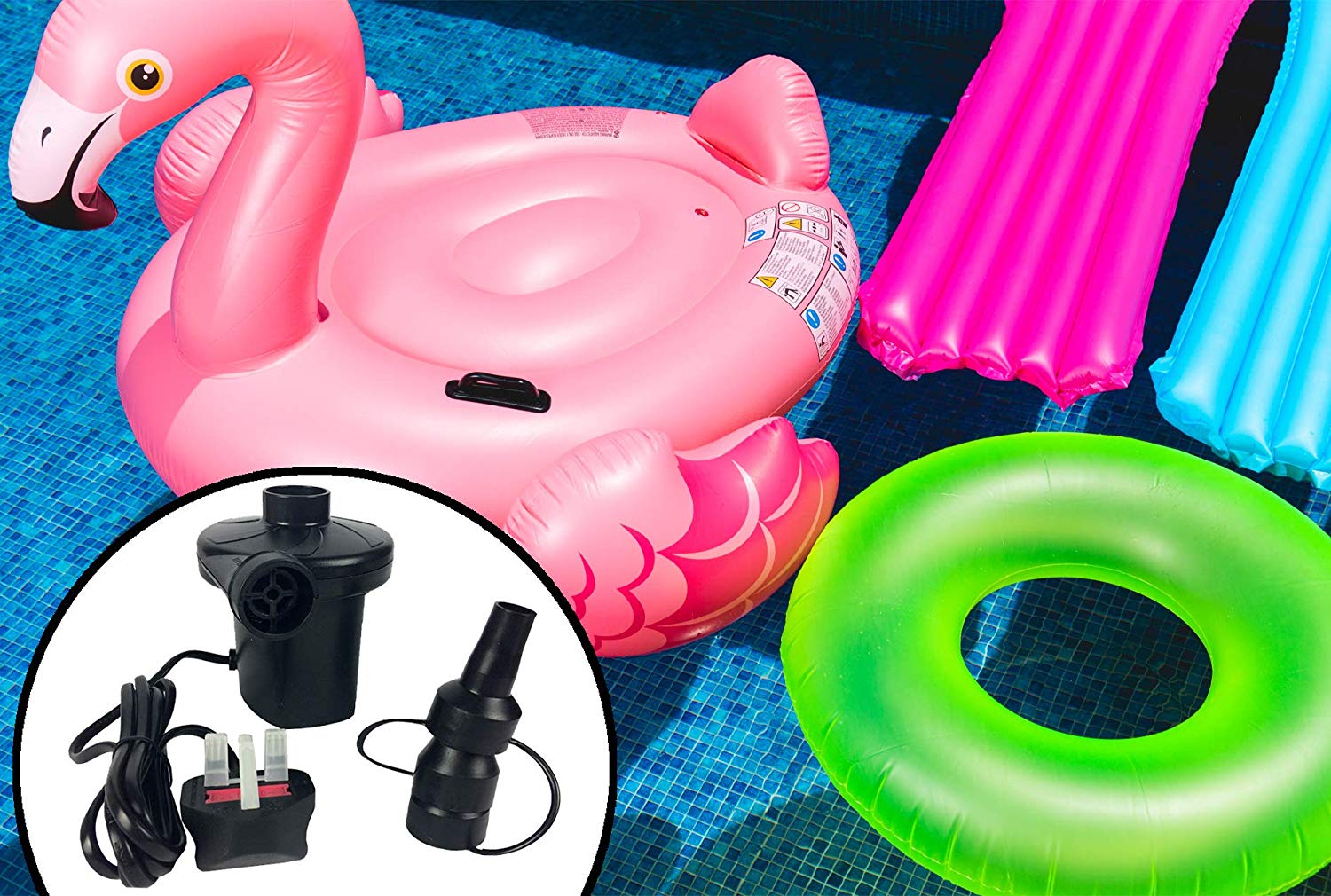 Redwood Leisure 240v Electric Air Pump, Black