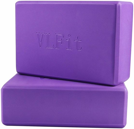 VLFit Set of 2 Hi-Density Yoga Blocks Choose Your Colour