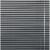 GARDINIA Aluminium Venetian Blinds, Visibility, Light and Glare Protection, Wall and Ceiling Mounting, Mounting Kit Included, Aluminium Venetian Blinds, Slate Grey, 60 x 175 cm (WxH)