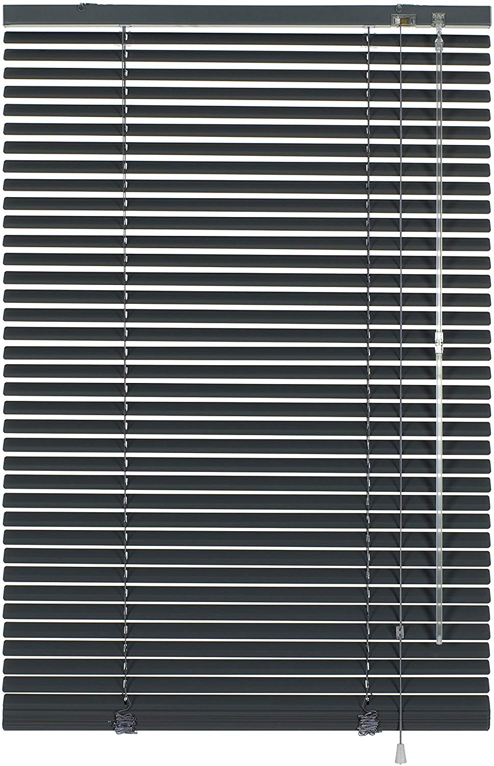 Light and Glare Protection Slate Grey Aluminium Venetian Blinds Wall and Ceiling Mounting GARDINIA Aluminium Venetian Blinds 60 x 175 cm Visibility WxH Mounting Kit Included