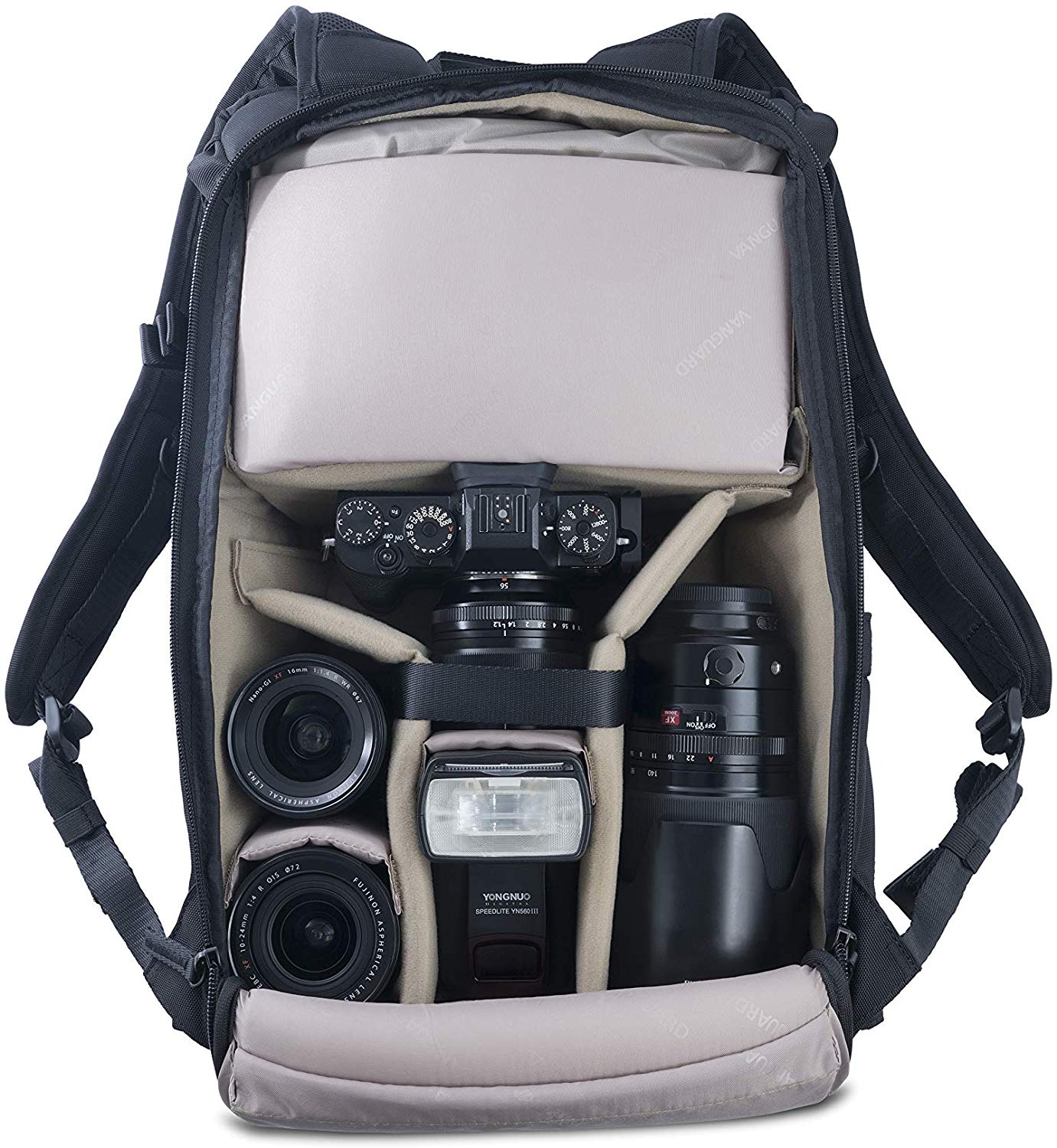Vanguard VEO GO 46M Backpack for Mirrorless Cameras - Black - Image 2
