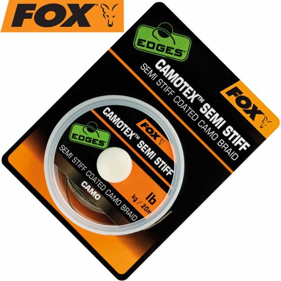 Fox Camotex Semi Stiff Coated Camo Braid 20lb 20m (cac741)