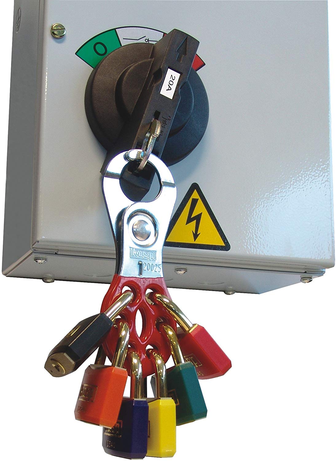 Kasp 124 Brass Padlock - 40 Millimeters - Brass Shackle - Orange - Image 2
