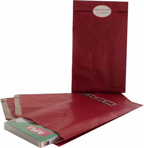 Agipa 101652 Gift Kraft Paper Envelopes – , Red Medium