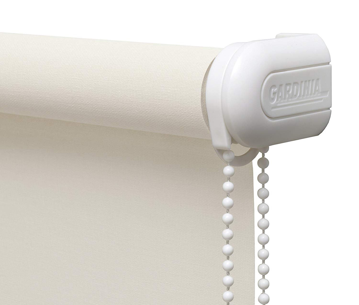Gardinia Side-Pull Roller Blind, Ceiling, Wall or Niche Mounting, Transparent, Opaque, Mounting Kit Included, White, 82 x 230 cm (WxH) - Image 2