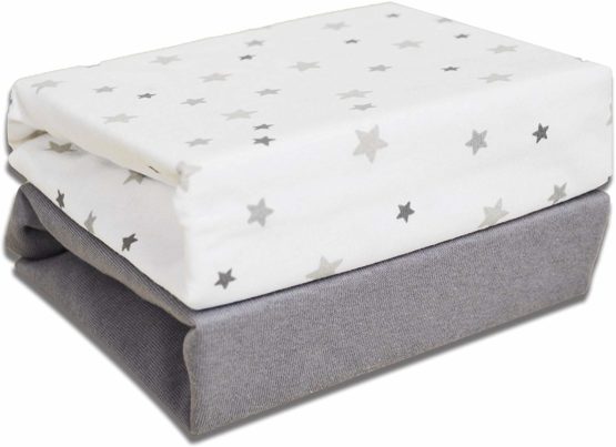 Cuddles Collection Magical Stars Moses Fitted Sheets