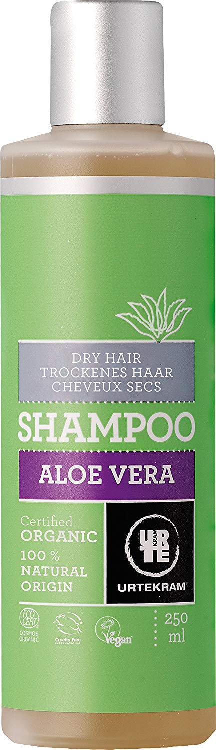 Urtekram Gommage à l'aloe vera Shampoing, cheveux secs, 250 ml, 250 ml (Pack of 1)