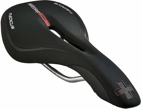 Büchel Twin Bike Saddle WITTKOP Medicus 21200 7.0 Race Mountain Bike – Black, One Size