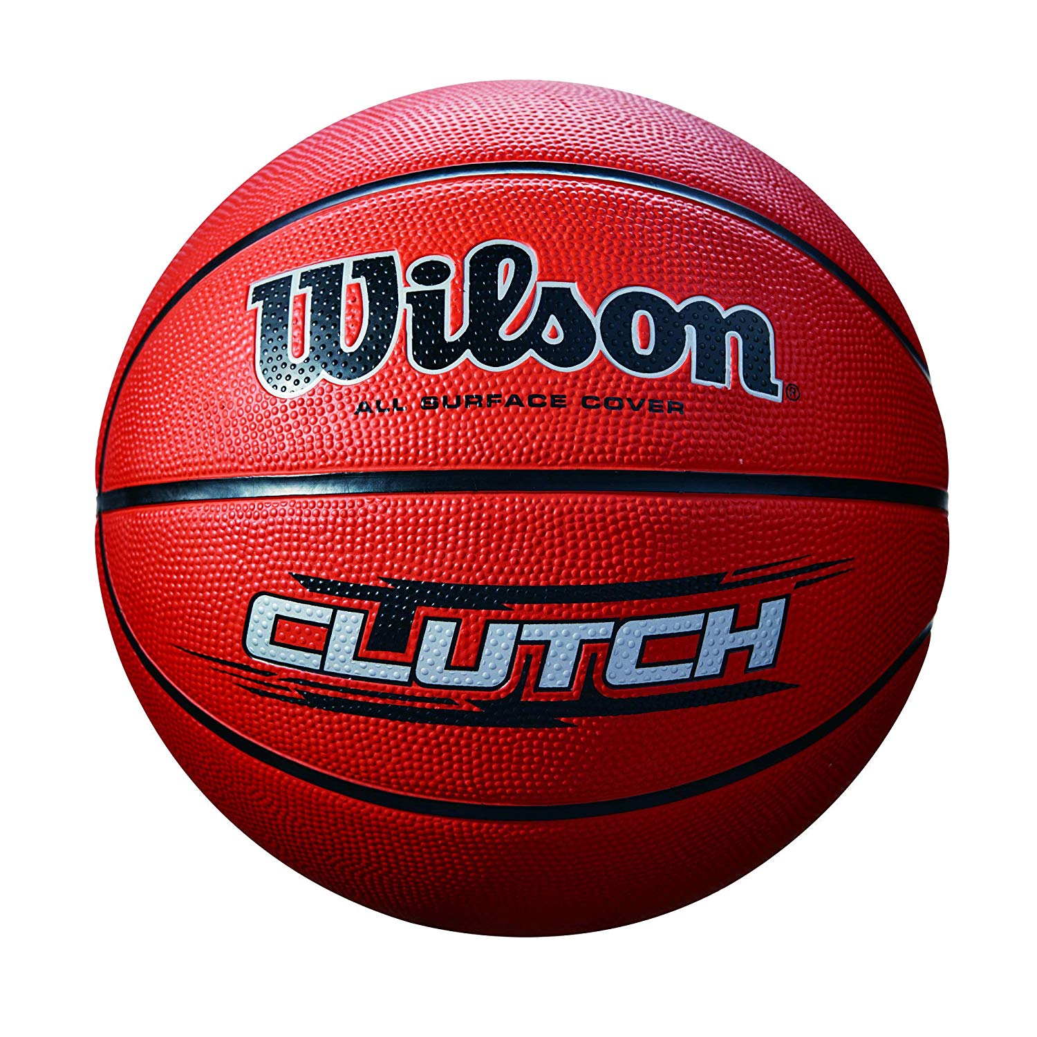 Wilson Clutch All Surface Cover Rubber Basketball Ball Brown BigaMart
