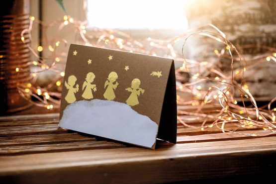 Avery Zweckform 52771 Christmas Stickers, Pack of 36 Special Material Engel Gold - Image 4