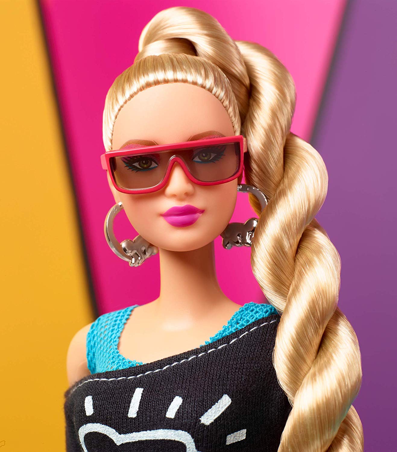 Barbie Collector Keith Haring Doll with Blonde Hair and Accessories,Multicolour, Multicolor, Standard-Größe - Image 2