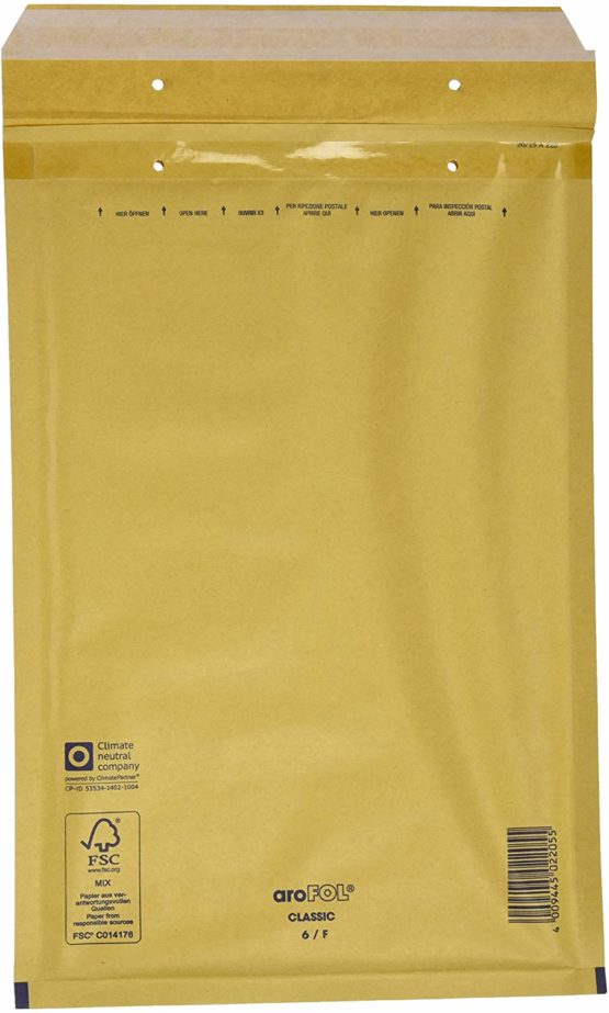 SAM 16 Pack of 10 Bubble-Wrap Envelopes