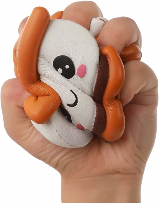 Anboor Squishies Smore Chocolate Sandwich Biscuit Jumbo Squishy Slow Rising Squeeze Toys Stress Relief Kawaii Soft Gift Collection (1 Pcs) - Image 4